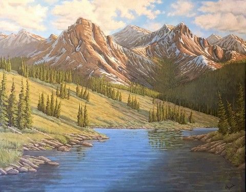 Click to view detail for Molas Lake Inlet 22x28